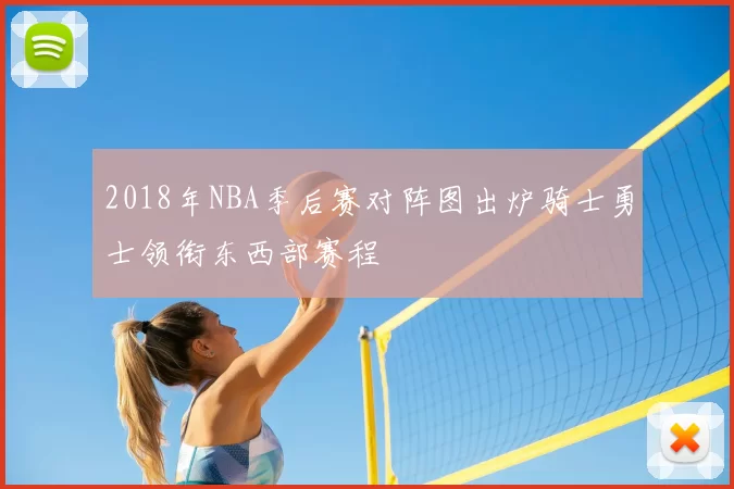 2018年NBA季后赛对阵图出炉骑士勇士领衔东西部赛程